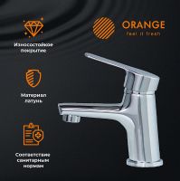 Смеситель для раковины Orange Sofi M43-021cr Хром — фото 8, Смесители для раковины