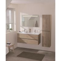 Тумба под раковину Jacob Delafon Tolbiac 120 EB2384-E75 подвесная Дуб давос — фото 2, Мебель для ванной