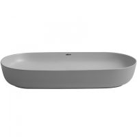 Товар: Раковина-чаша Abber Bequem 80 AC2110MLG Светло-серая матовая - фото 4 Раковина-чаша Abber Bequem 80 AC2110MLG Светло-серая матовая — фото 4, Раковины