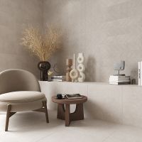 Керамогранит Керамин Дезерт 7 белый 30х90 см — фото 4, Керамогранит