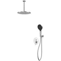 Душевая система Whitecross Y brushed nickel YSET12TOPNIB Брашированный никель — фото 1, Душевое оборудование. Душевая программа