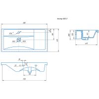 Товар: Раковина Кировит Фостер-80-П Белая - фото 4 Раковина Кировит Фостер-80-П Белая — фото 4, Раковины встраиваемые сверху