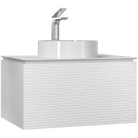 Тумба под раковину Jorno Stone 80 Stn.01.80/P/W/JR подвесная Белая — фото 14, Тумбы под раковину