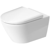 Унитаз Duravit D-Neo 45770900A1 подвесной с сиденьем Микролифт — фото 1, Подвесные унитазы