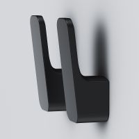 Крючок AM.PM Func A8F35622 Черный матовый — фото 4, Крючки для полотенец