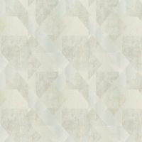 Обои RASCH Raymond 957211 Винил на флизелине (1,06*10,05) Бежевый/Бирюзовый, Геометрия — фото 1, Обои для стен
