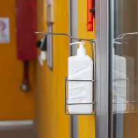 Дозатор дезинфицирующего средства Tekno-tel EG301 Хром Белый — фото 4, Аксессуары и оборудование для общественных мест