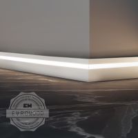 Плинтус Evrowood PN 021 led 2000x70x16 мм — фото 3, Плинтуса напольные