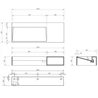 Товар: Раковина Abber Stein 120 R AS2640-1.2 R Белая матовая - фото 7 Раковина Abber Stein 120 R AS2640-1.2 R Белая матовая — фото 7, Раковины