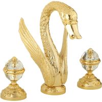 Смеситель для раковины Migliore Luxor 23085 Золото — фото 1, Смесители