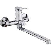 Смеситель для ванны Ростовская Мануфактура Сантехники SL86-006E универсальный Хром — фото 1, Смесители