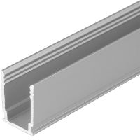 Профиль алюминиевый Arlight 035790 накладной Серебристый — фото 1, Профили для светодиодных лент