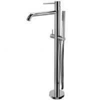 Смеситель для ванны Paffoni Light LIG032CR Хром — фото 1, Смесители напольные