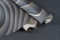 Обои Артекс Selena 10819-05 Винил на флизелине (1,06*10,05) Серый/Черный, Абстракция — фото 2, Обои для стен