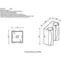 Товар: Настенный светильник Crystal Lux CLT 022W2 WH-GO 4000K Белый Золото - фото 3 Настенный светильник Crystal Lux CLT 022W2 WH-GO 4000K Белый Золото — фото 3, Светильники