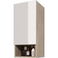 Подвесной шкаф Dreja Perfecto 35 99.0815 Дуб эврика Белый — фото 1, Мебель для ванной