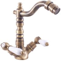 Смеситель для биде Rav Slezak Morava retro MK520.5/9SM Бронза — фото 1, Смесители для биде