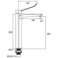 Смеситель для раковины Gappo G21 G1021-21 Хром — фото 12, Смесители для раковины