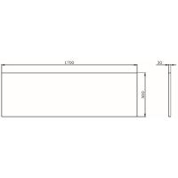 Фронтальная панель для ванны AM.PM X-Joy 170 W94A-170-075W-P Белая — фото 5, Комплектующие для душевого оборудования