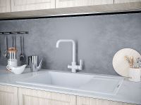 Товар: Смеситель для кухни Paulmark Logas Lo213021-310 Серый - фото 2 Смеситель для кухни Paulmark Logas Lo213021-310 Серый — фото 2, Смесители