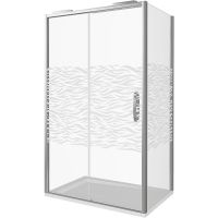 Товар: Душевая стенка Good Door Altair SP-90-W-CH 90 профиль Хром стекло прозрачное с рисунком - фото 2 Душевая стенка Good Door Altair SP-90-W-CH 90 профиль Хром стекло прозрачное с рисунком — фото 2, Боковые стенки