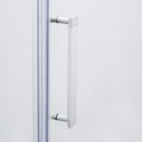 Душевая дверь в нишу Cezares Relax B-2 180 профиль Белый стекло прозрачное арт-RELAX-B-2-180-C-Bi — фото 2, Распашные душевые двери