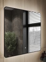 Зеркало Orange Black 80 BL-80ZE с подсветкой с сенсорным выключателем — фото 3, Зеркала в ванную комнату
