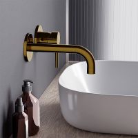 Товар: Смеситель для раковины Damixa Scandinavian Pure 360260600 Золото - фото 2 Смеситель для раковины Damixa Scandinavian Pure 360260600 Золото — фото 2, Смесители