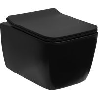 Унитаз Allen Brau Liberty 2 4.33007.31 подвесной Черный матовый без сиденья — фото 2, Подвесные унитазы