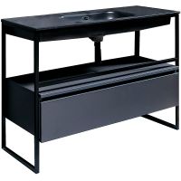 Консоль под раковину Boheme Armadi Art Loft 120 893-120 Черная — фото 1, Мебель для ванной