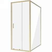 Душевой уголок Niagara Nova 90х100 NG-42-9AG-A100G профиль Холодное золото стекло прозрачное — фото 1, Душевые уголки