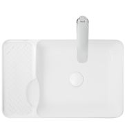 Товар: Раковина WeltWasser Elbach 2263 56 10000004574 Белый глянец - фото 2 Раковина WeltWasser Elbach 2263 56 10000004574 Белый глянец — фото 2, Раковины накладные