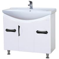 Тумба под раковину Bellezza Лагуна 85 4632114110014 Белая — фото 1, Тумбы под раковину