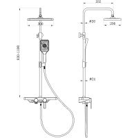 Товар: Душевая система beWash BV0MMSS6150 Хром - фото 5 Душевая система beWash BV0MMSS6150 Хром — фото 5, Душевое оборудование. Душевая программа