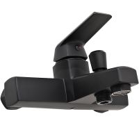 Смеситель для ванны Orange OneLife P02-300b Черный матовый — фото 2, Смеситель для ванны