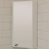 Подвесной шкаф 1MarKa Story 42П R У99318 угловой Белый глянец — фото 1, Шкафы для ванной