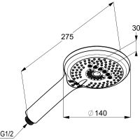 Товар: Душевая система Kludi Bozz 386710576 Хром - фото 13 Душевая система Kludi Bozz 386710576 Хром — фото 13, Встраиваемые душевые комплекты