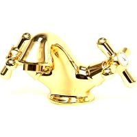 Смеситель для раковины Webert Armony AM700108010 Золото — фото 1, Смесители