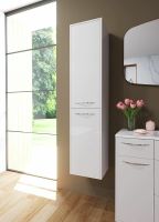 Шкаф пенал Эстет Barcelona 35 L ФР-00003586 подвесной Белый — фото 2, Пеналы для ванной комнаты