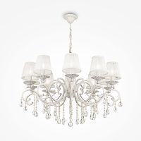 Товар: Люстра Maytoni Elegant Grace ARM247-10-G Белая Золото - фото 5 Люстра Maytoni Elegant Grace ARM247-10-G Белая Золото — фото 5, Люстры