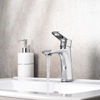 Смеситель для раковины Ростовская Мануфактура Сантехники SL137-001F Хром — фото 2, Смесители