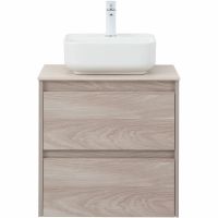 Тумба под раковину Aquanet Nova Lite 60 287884 подвесная Орех светлый — фото 10, Тумбы под раковину