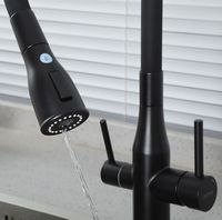 Смеситель для кухни Gappo G4399-66 Черный матовый — фото 20, Смесители для кухни