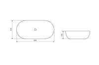Товар: Раковина-чаша Excellent Jima 82 CEAC.2001.820.WH Белая - фото 3 Раковина-чаша Excellent Jima 82 CEAC.2001.820.WH Белая — фото 3, Раковины