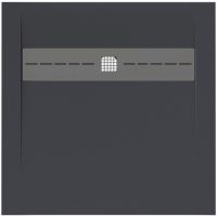 Душевой поддон из искусственного камня Allen Brau Infinity 90x90 8.21001-AM Антрацит — фото 1, Душевые поддоны