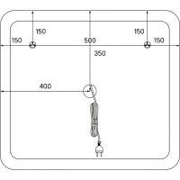 Зеркало Iddis Esper 80 ESP8000i98 с подсветкой Белое матовое c сенсорным выключателем и диммером — фото 10, Мебель для ванной