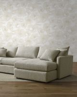 Обои Solo Fluid E105000 Винил на флизелине (1,06*10) Бежевый/Белый, Цветы — фото 3, Обои для стен