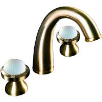 Смеситель для раковины Boheme Satine 317-ST Бронза — фото 1, Смесители