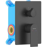 Смеситель для душа Aquatek Лира AQ1446MB Черный матовый — фото 1, Смеситель для душа