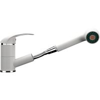 Смеситель для кухни Ulgran Classic U-002-341 Ультра-белый — фото 1, Смесители